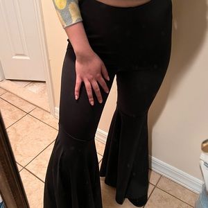 Black high waist pants